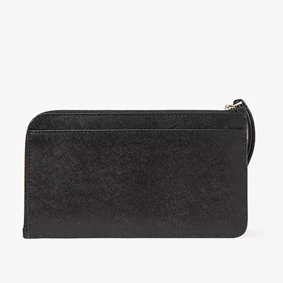 Kate Spade Lucy Medium L-Zip Wristlet
COLOR:
Black (Non Glitter)
NWT - Picture 3 of 16